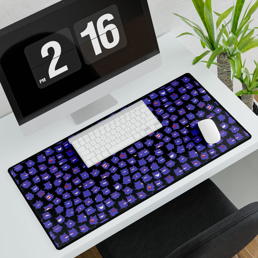 Colorful Haunted Pattern Desk Mat